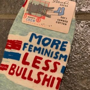Women’s feminist crew socks